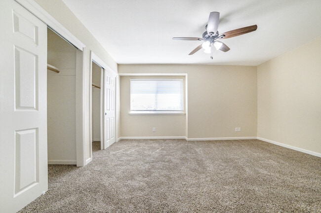 Bedroom in a townhouse