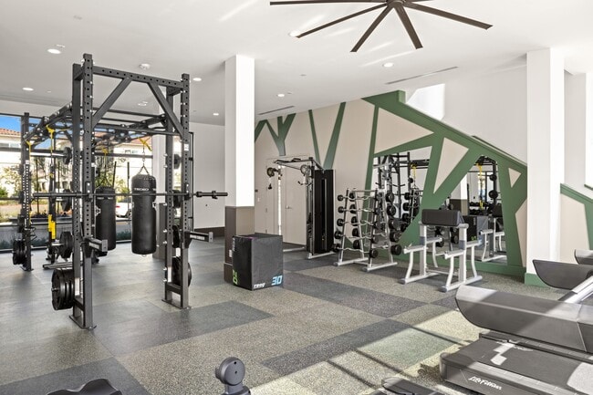 Two story wellness building with TRX | Yoga | Weightlifting t Enclave Heritage Flats in Otay Ranch