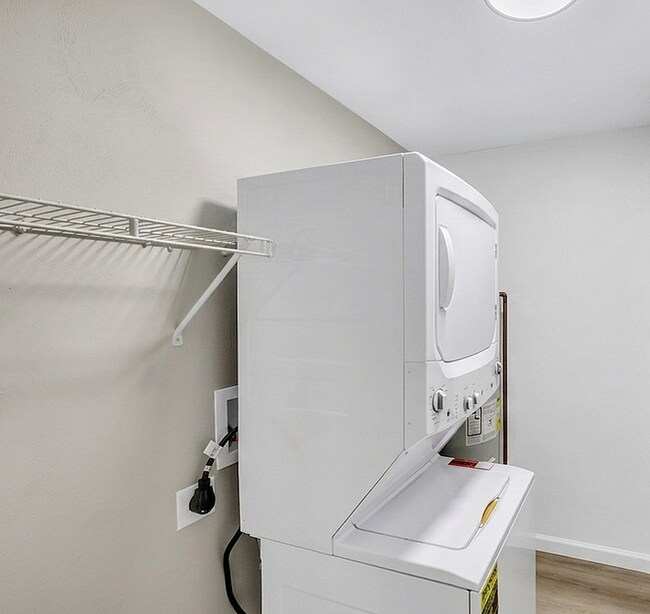 Stacked Washer and Dryer