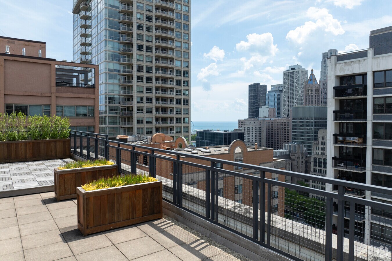 Roof Deck View - 850 N Dewitt Pl