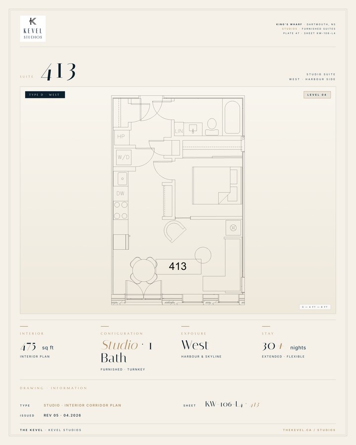 1 Bedroom Suite · 475 sq ft - 1 Bedroom Suite · 475 sq ft Unit 413
