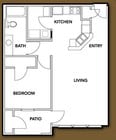 One Bedroom Small