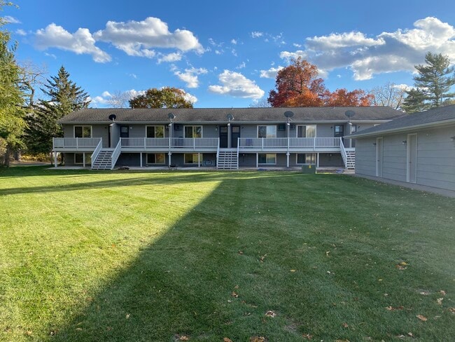 Open space in rear. Available rental is 3rd unit from left. - 3709 229th Ln NW Unit 1