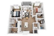 B1 floor plan Upshore