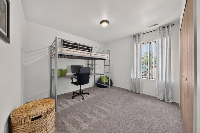Remote work space at Eastwood Village Apartments in Clinton Township, MI.