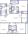 3BR/2BA