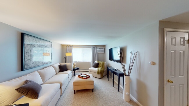 2-bedroom West Living Room - Park Lane Apartments