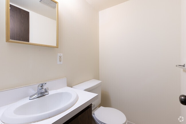 2BR, 1.5BA - 1120SF - First Floor Half Bathroom