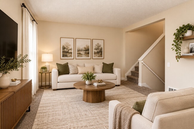 2br 1.5ba - 1280SF - Living Room