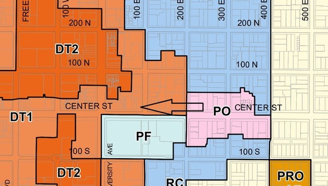 Zoning Map - Sixty Three Center