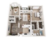 D floor plan 4001 Midtown