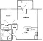 1BR/1BA