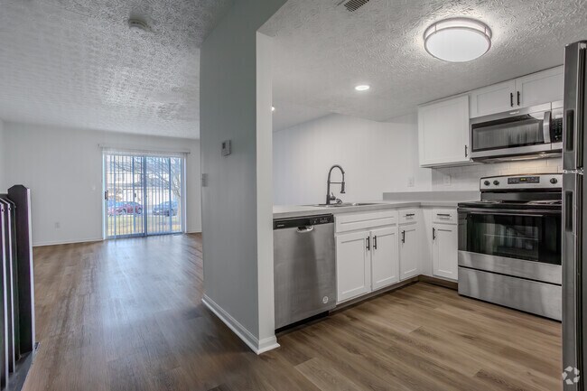 2 BR, 2.5 BA - 1,120 SF (Remodeled Unit) - kitchen - Oak Bend Commons