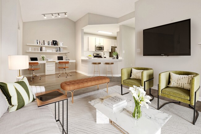 Open-concept floor plans with design flexibility. - Windsor Herndon Apartments