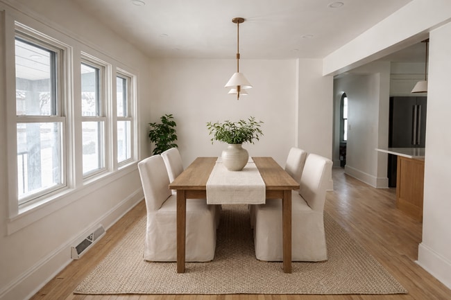 dining room - ai staging - 1028 E Meadow Pl
