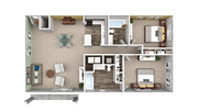 2 Bedroom 2 Bathroom