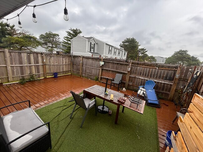 Backyard deck