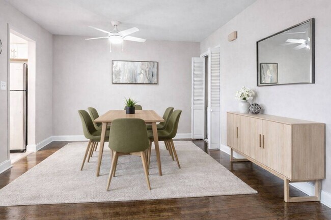 Elevate your lifestyle at Toms River Apartments with stylish interiors and modern amenities. The inviting dining area sets the perfect tone for gatherings and relaxation. Explore your new home today and schedule a visit! - Toms River Apartments