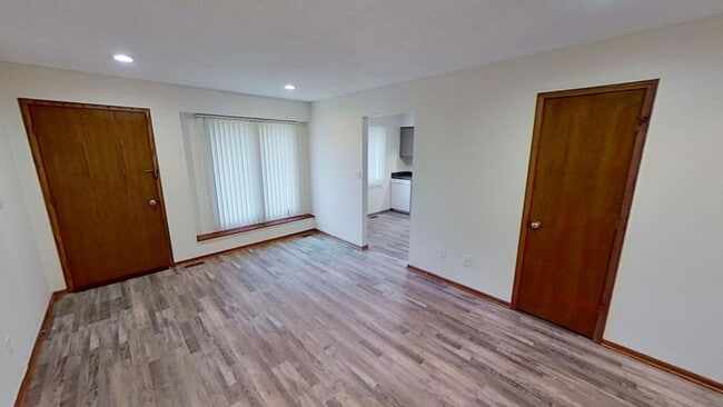 Photo - Updated 2BR/1BA duplex with office in partially finished basement, detached garage and across fro...