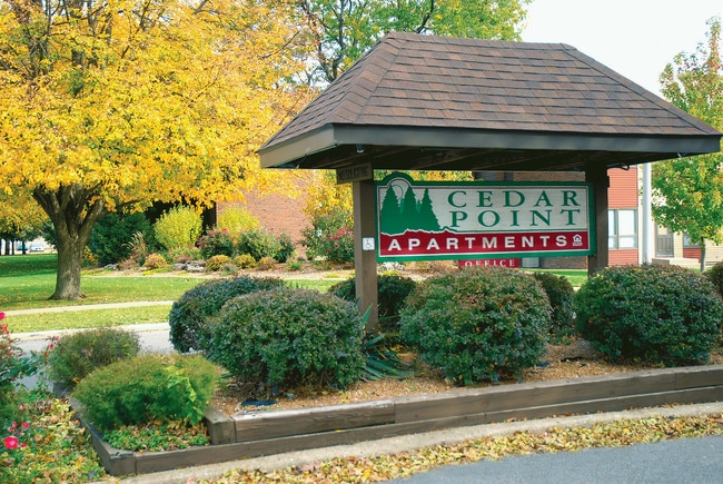 Cedar Point Sign - Cedar Point Apartments