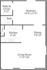 1BR/1BA