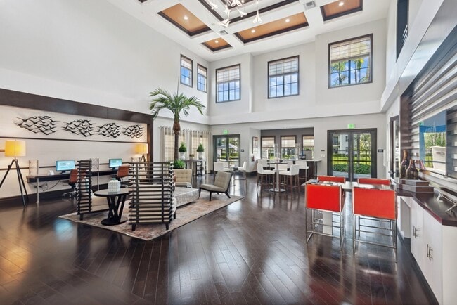 Dual-tier clubhouse with party room