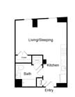 Serenity - S3 - 1 Beds - 1 Baths - 453 Sq. ft.