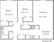 2HAB/1BA