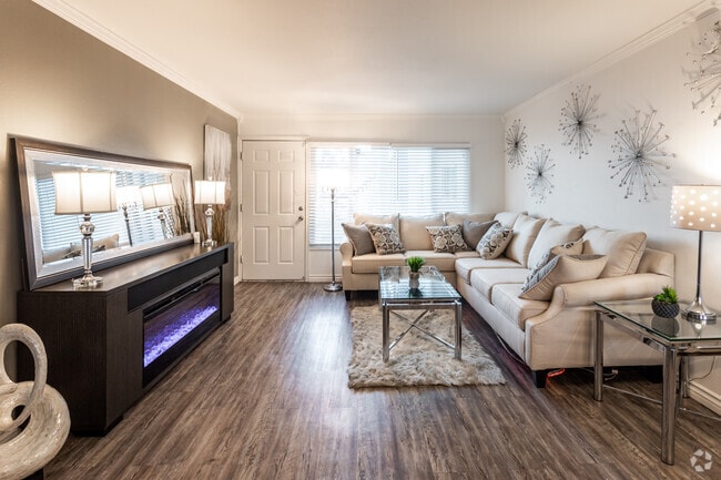 2BR, 2BA - Model Unit Living Room