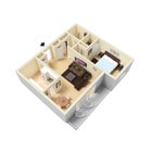 1B1B Flat - 735sf