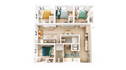 4 Bedroom 2 Bathroom D2