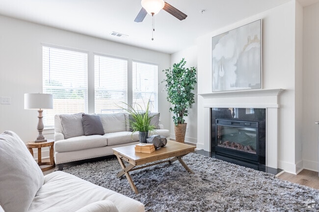 3BR, 2.5BA - 1911SF (Crestford) Living Room - Vaughn Townhomes