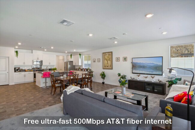 Fast 500 Mbps Internet Wi-Fi is included, best for those working from home, and even large groups.