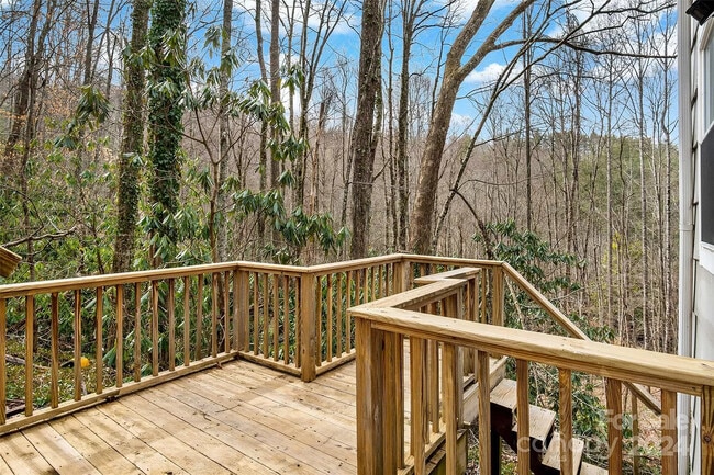 Private deck that is perfect for a small patio set. - 228 Barrett Rd