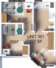 Double Suite Floor Plan
