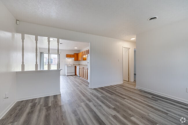 2BR, 1.5BA - 1,100SF - Living Area - Highlander Apartments