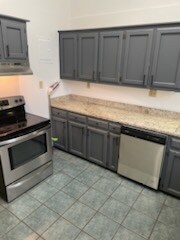 Apt D - Kitchen - 1116 Main St Apartments Unit (FURNISHED)