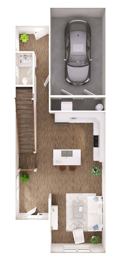 Floor Plan - Duplex - 2 Story