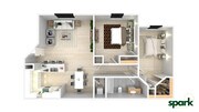 2 Bedroom 1 Bathroom
