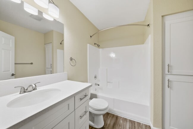 A Hallway Premium Bathroom at Midway Gardens Apartments