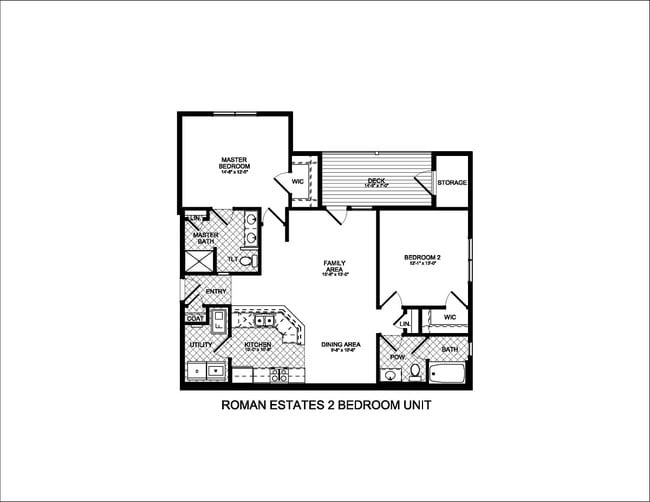 2 Bedroom 2 Bath