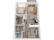 Plan B3 | 1 bedroom + den, 1 bathroom