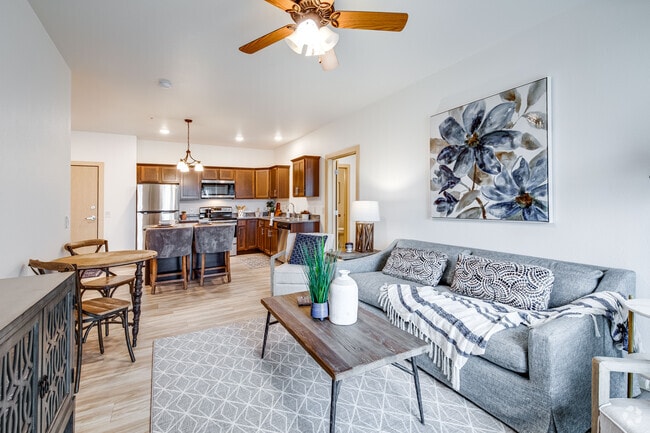 Living Room and Kitchen