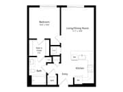 A1 floor plan Blayr