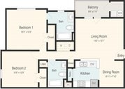 2BR/2BA