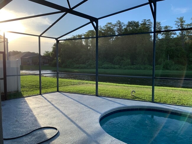 Pool view. - 1913 Magical Ln