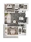B2D floor plan Brooklyn Riverside