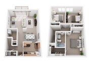 3 Bed 1.5 Bath Townhome