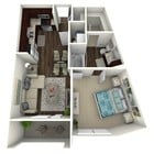 Sinatra - A4 floor plan Hardy Yards Apartment Homes