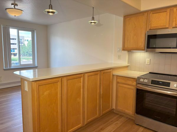 Área de estar desde la cocina - 1833 N Williams St Unidad 306